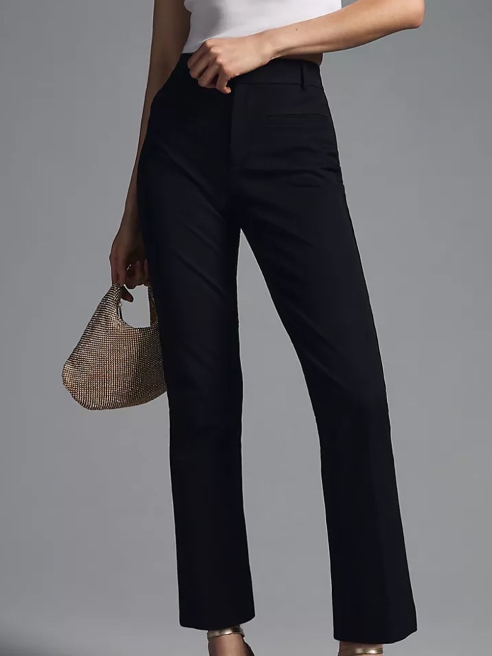 Anthropologie The Essential Slim Kick Flare Pants by Maeve